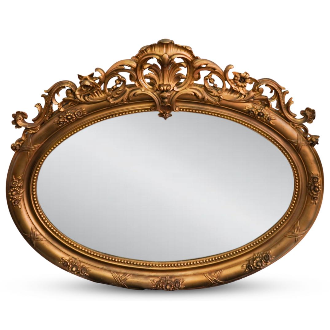 Antique Italian Gilded Mirror (1 of 7)