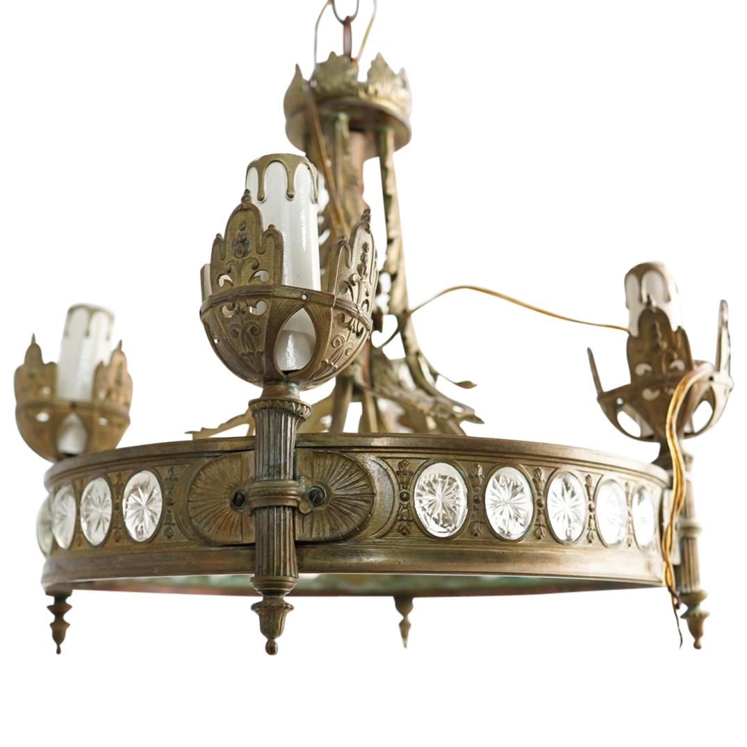 French Bronze Chandelier (1 of 10)