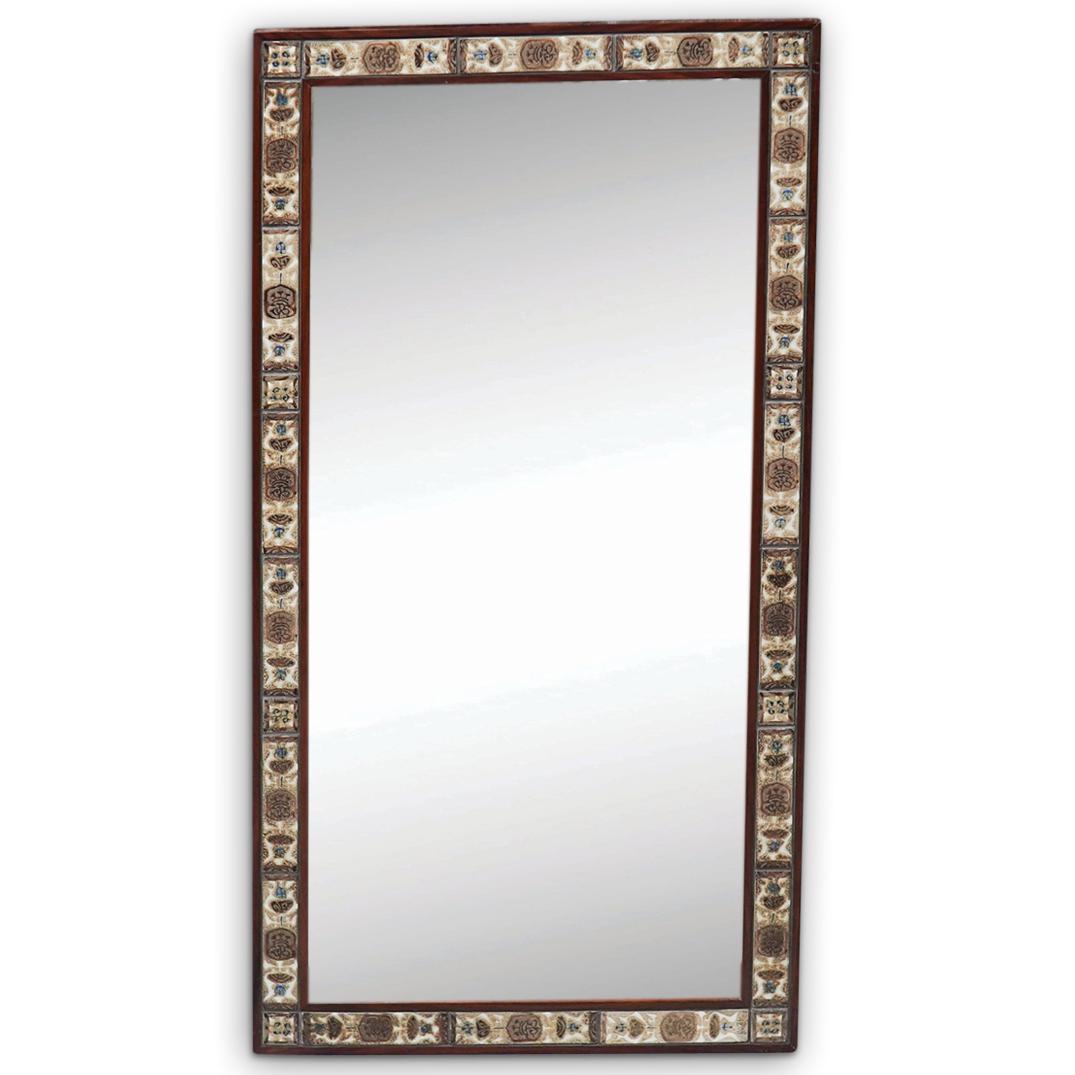 Royal Copenhagen Haslev Rosewood Wall Mirror (1 of 6)