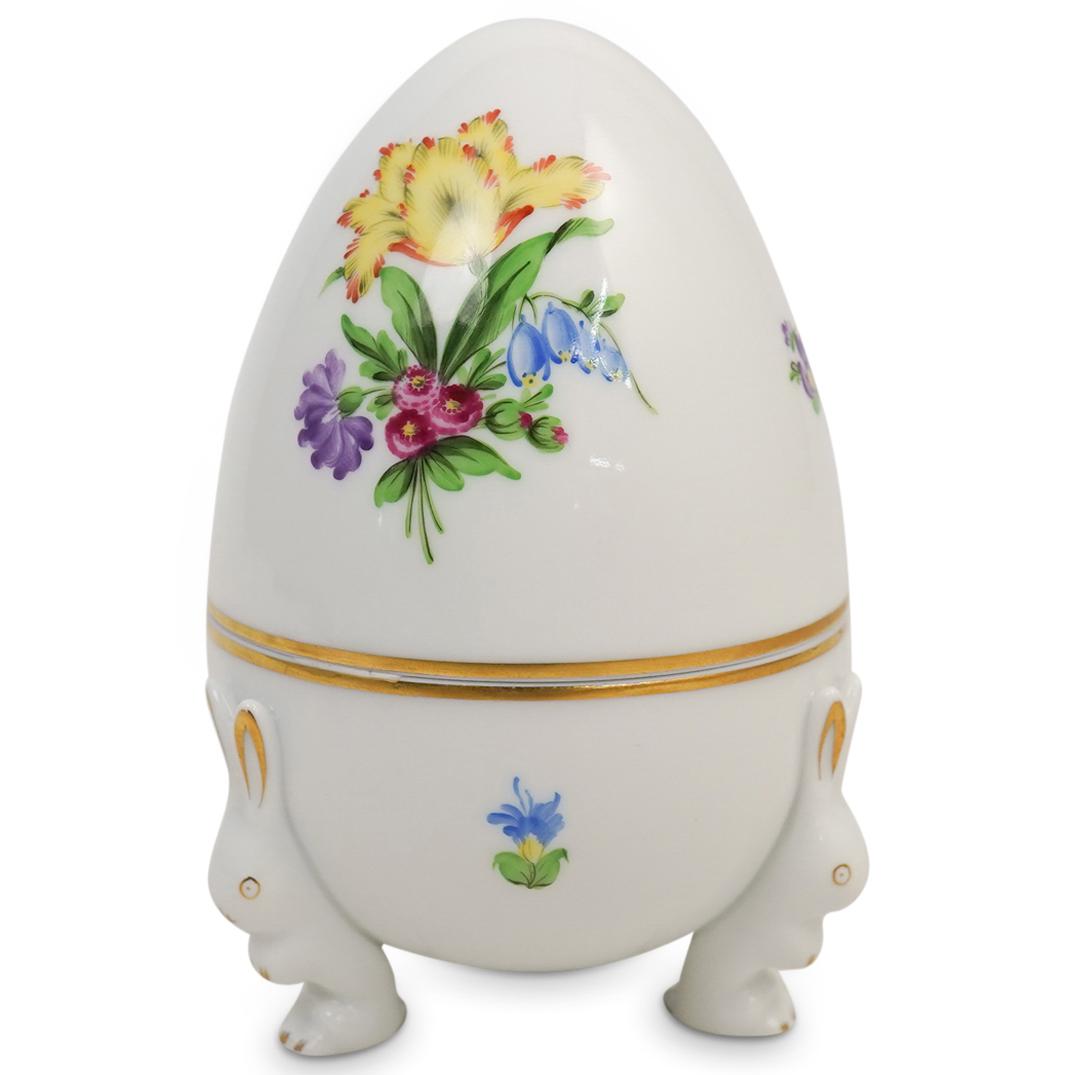 Herend Porcelain Bunny Egg (1 of 5)