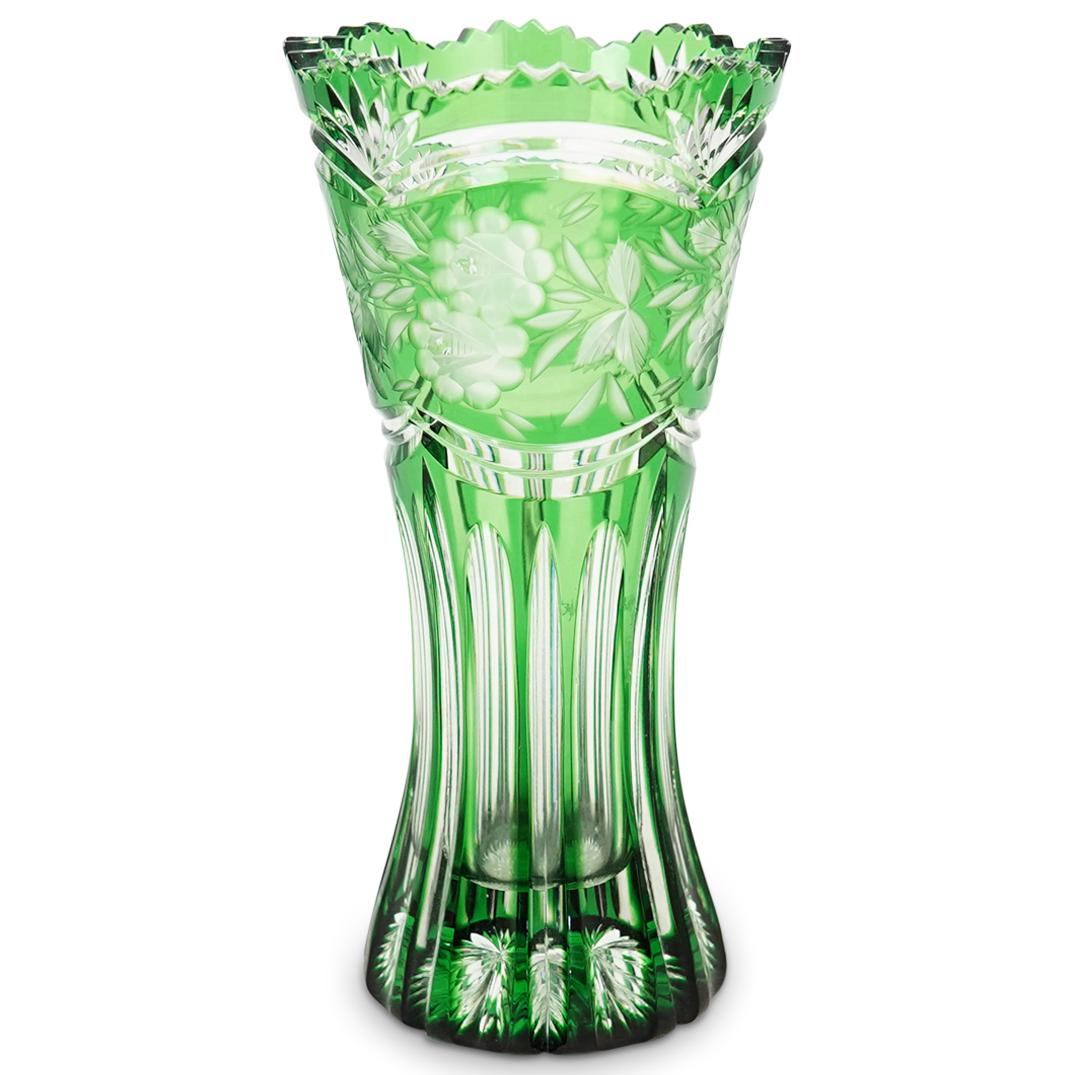 Lausitzer Bleikristall Cut Glass Vase (1 of 8)