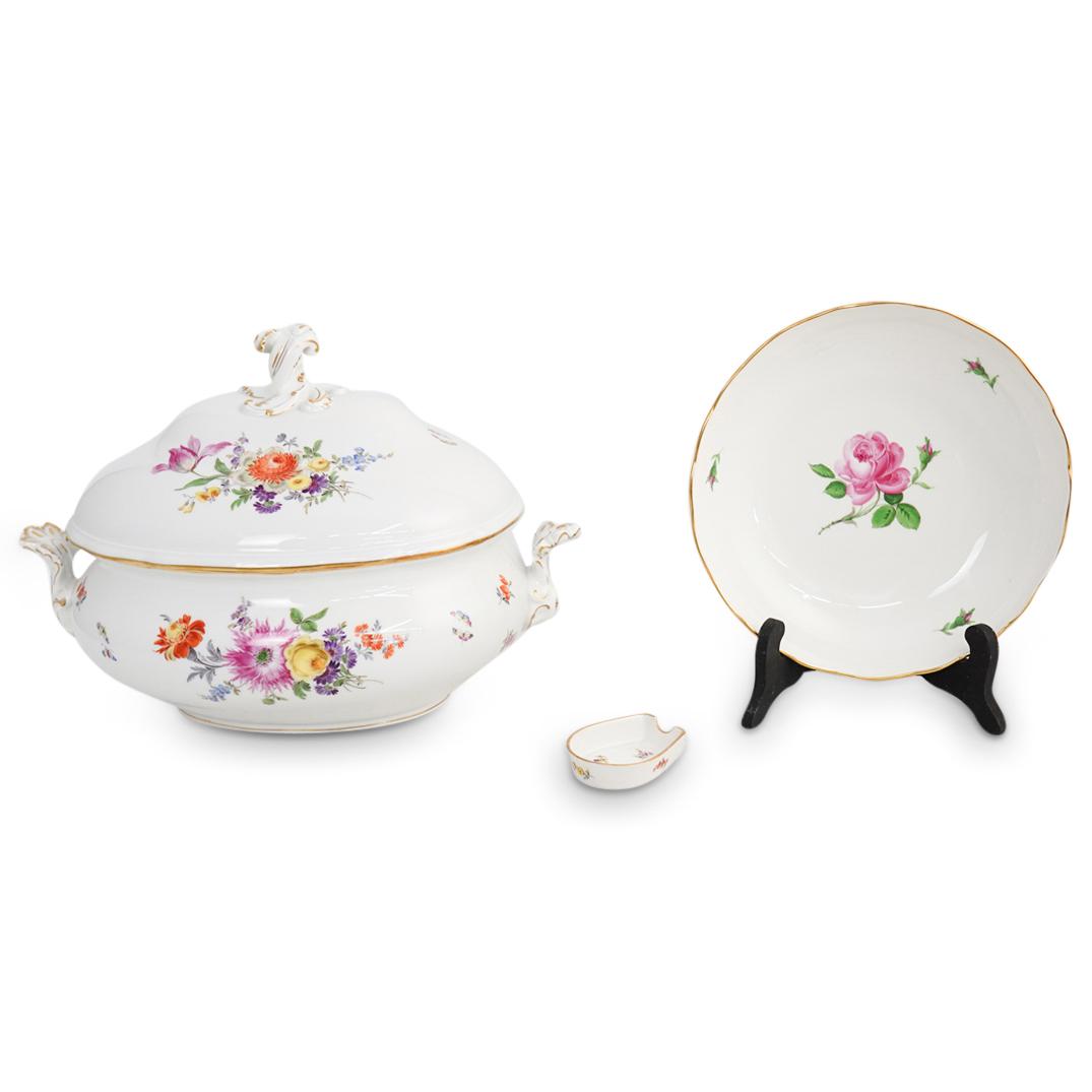 (3 Pc) Meissen Porcelain Grouping Set (1 of 15)