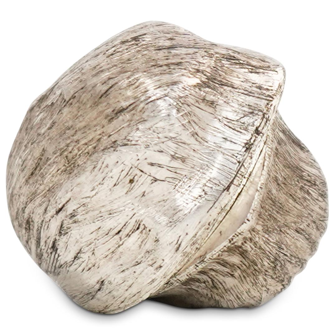 Figural Mexican Sterling Silver Walnut Pill Box (1 of 3)