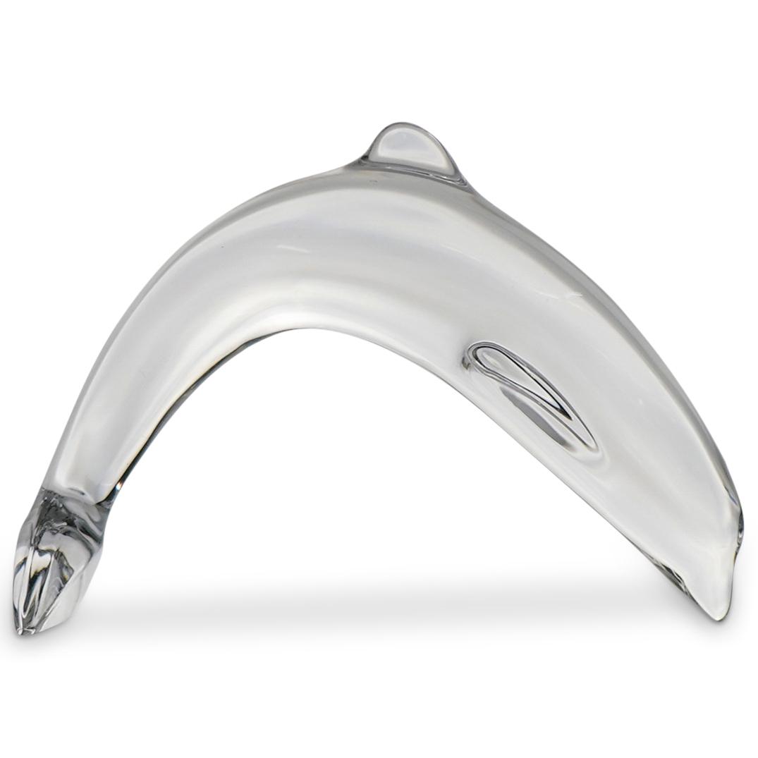 Baccarat Dolphin Crystal Figurine (1 of 2)