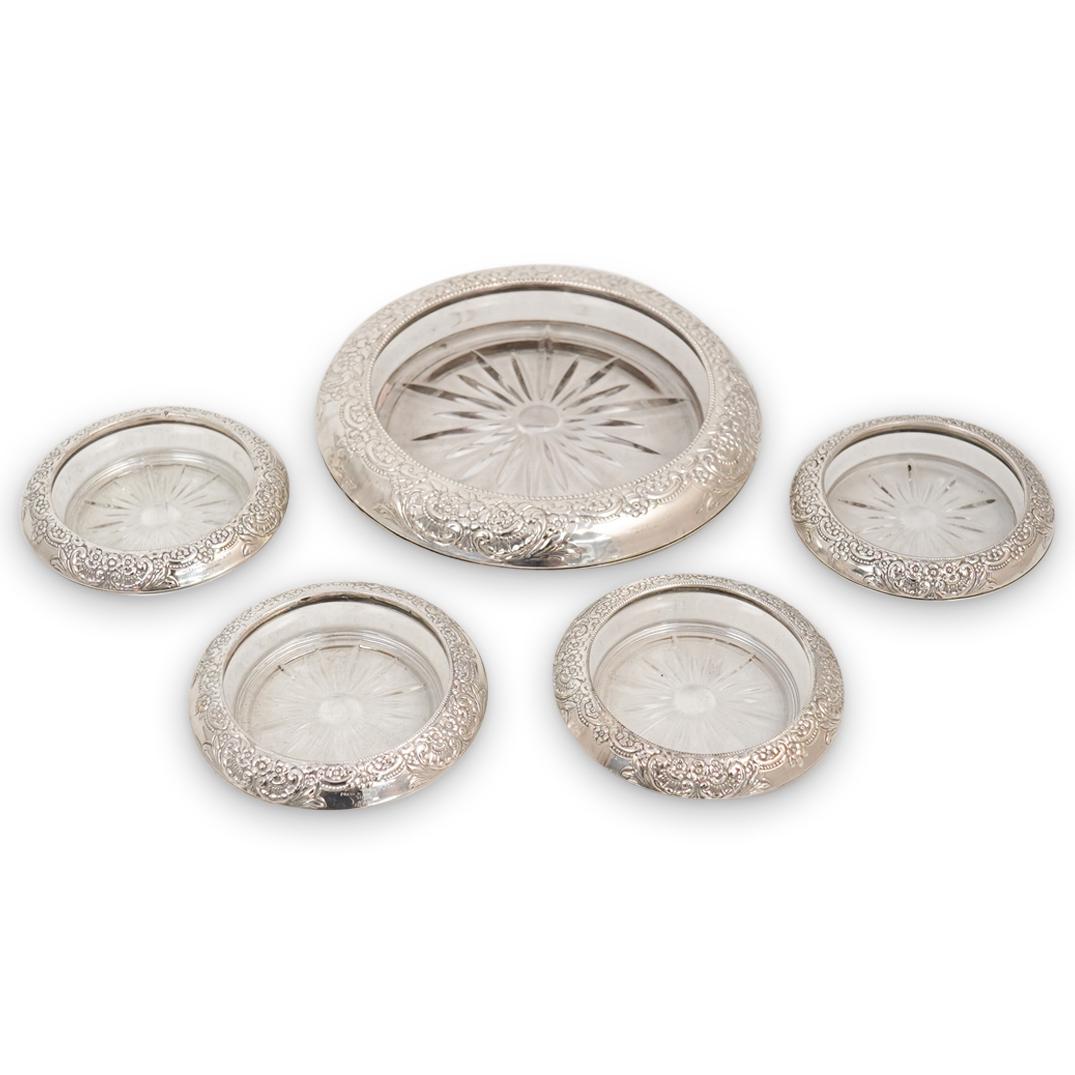 (5 Pc) "Frank M. Whiting and Co." Sterling & Glass (1 of 5)