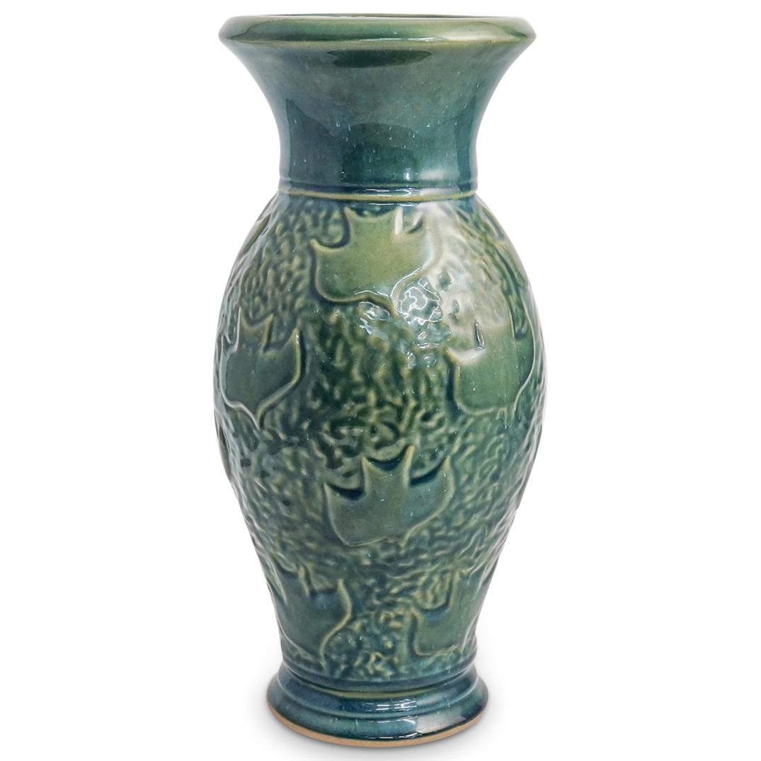 Large Glazed Pottery Vase (1 of 4)