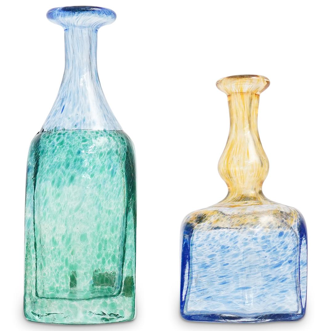 (2 Pc) Kosta Boda Miniature Glass Bottles (1 of 9)