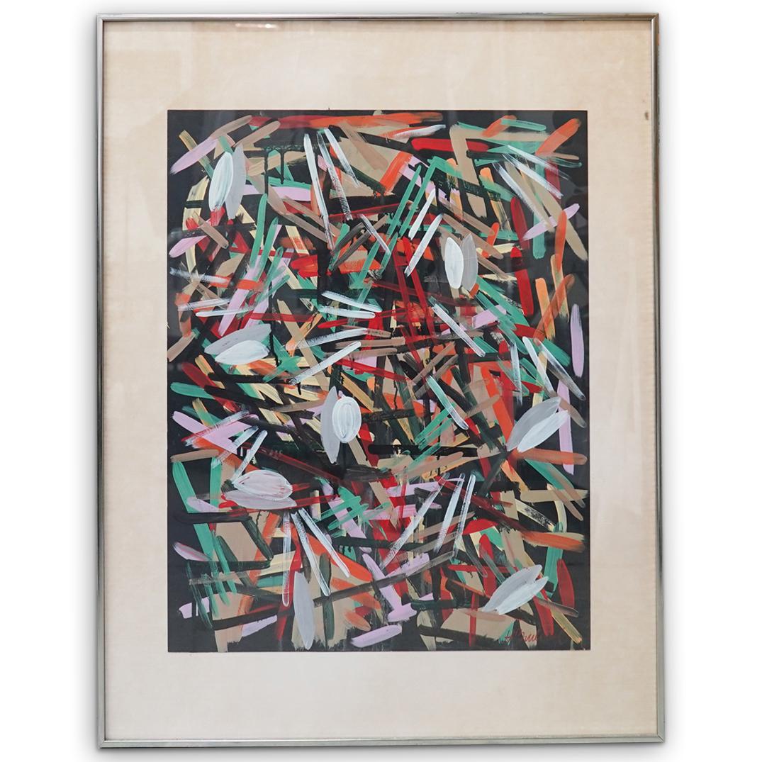 Howard Buchwald Abstract Acrylic Painting (1 of 5)