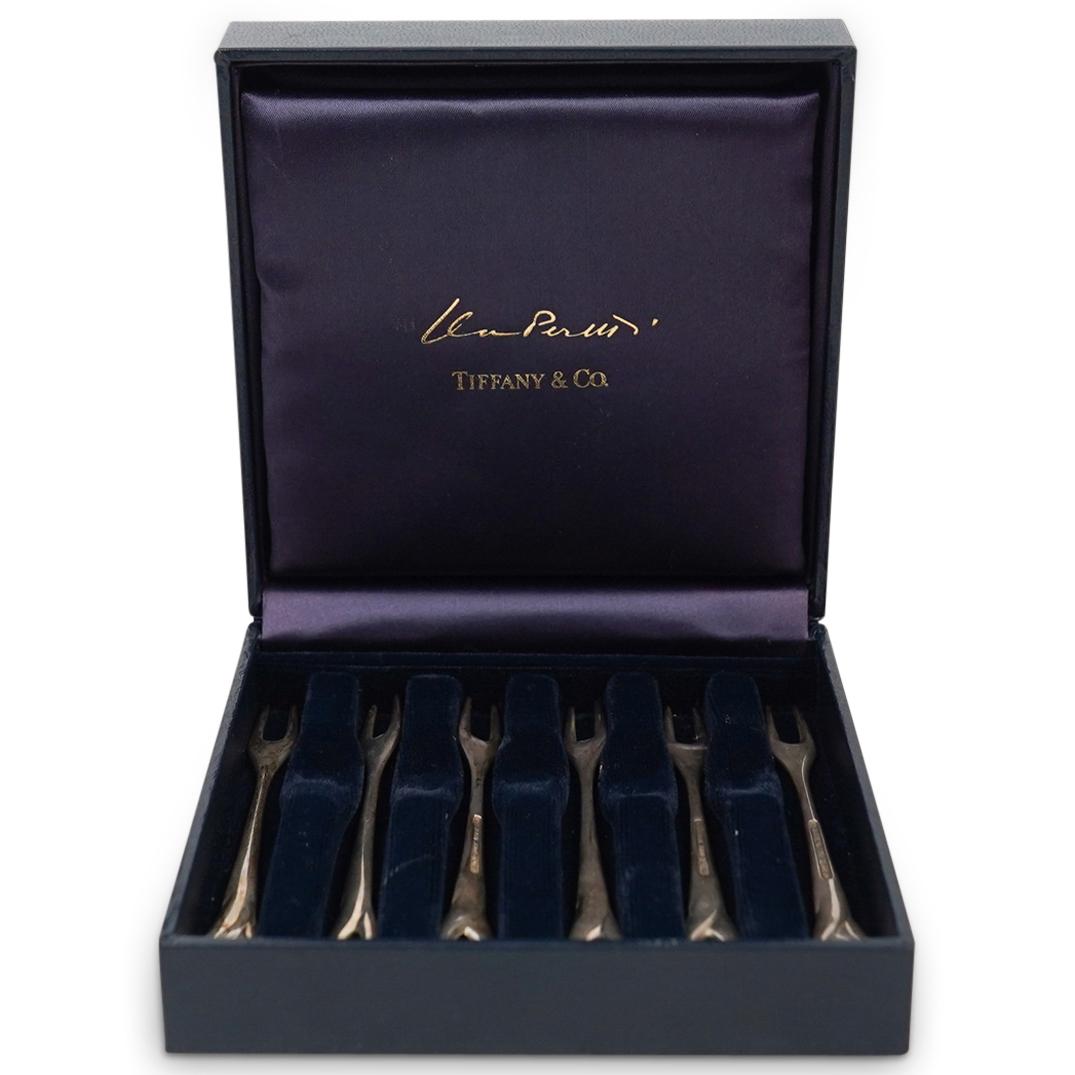 Elsa Peretti X Tiffany & Co. Sterling Olive Fork Set (1 of 5)