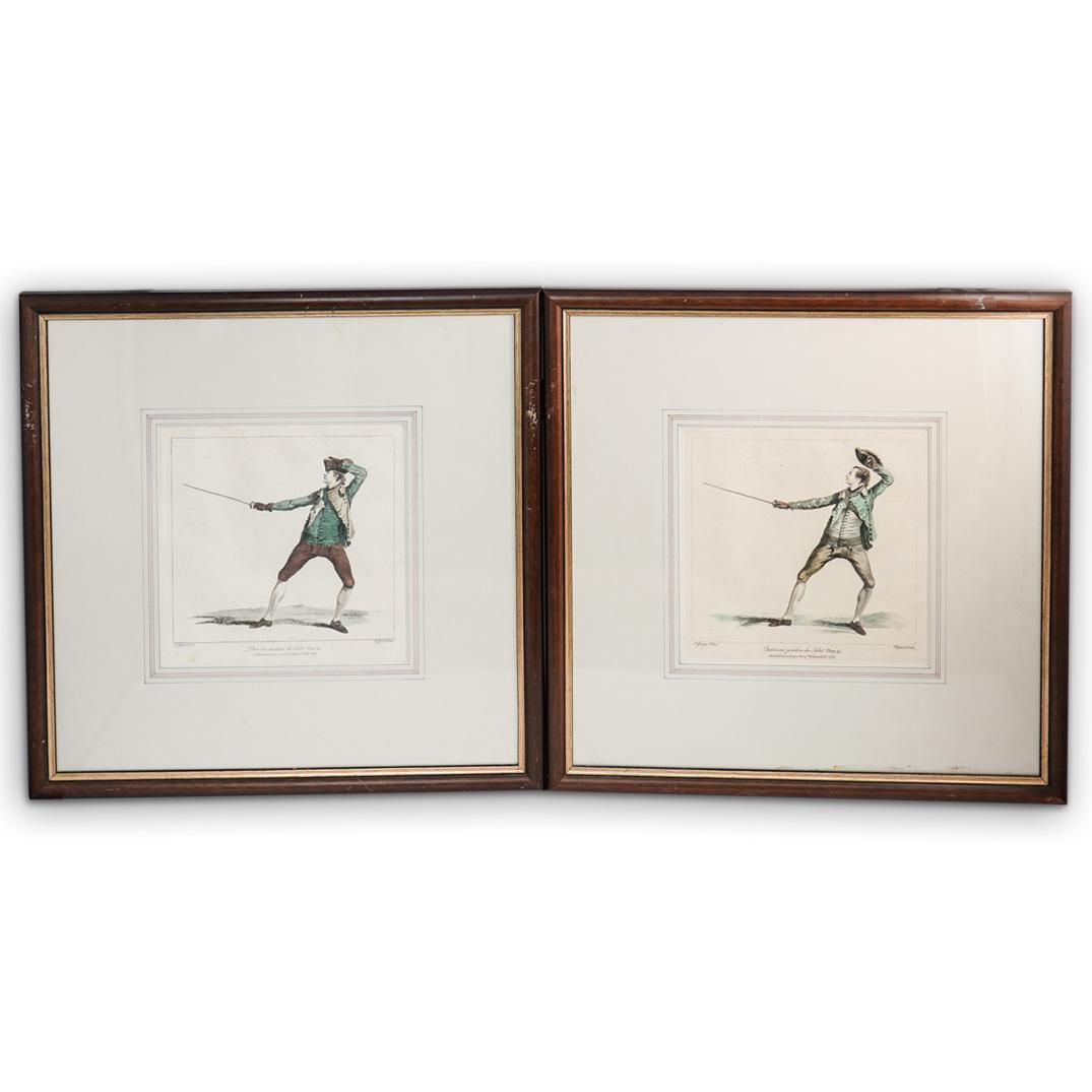 (2 Pc) Of Antique Gwyn Delin Copper plate Engravings (1 of 5)