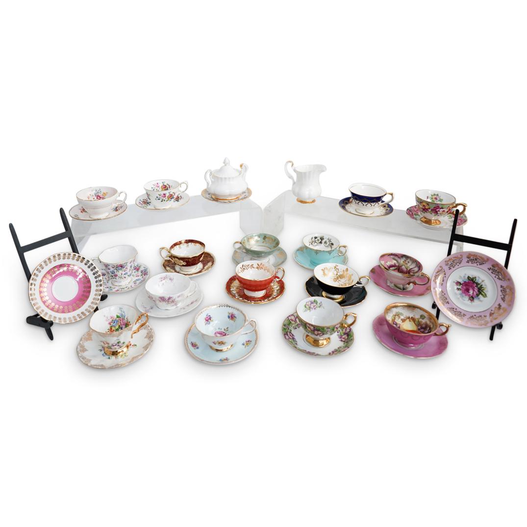 (35Pc) Collection of Porcelain Tea Cups (1 of 10)