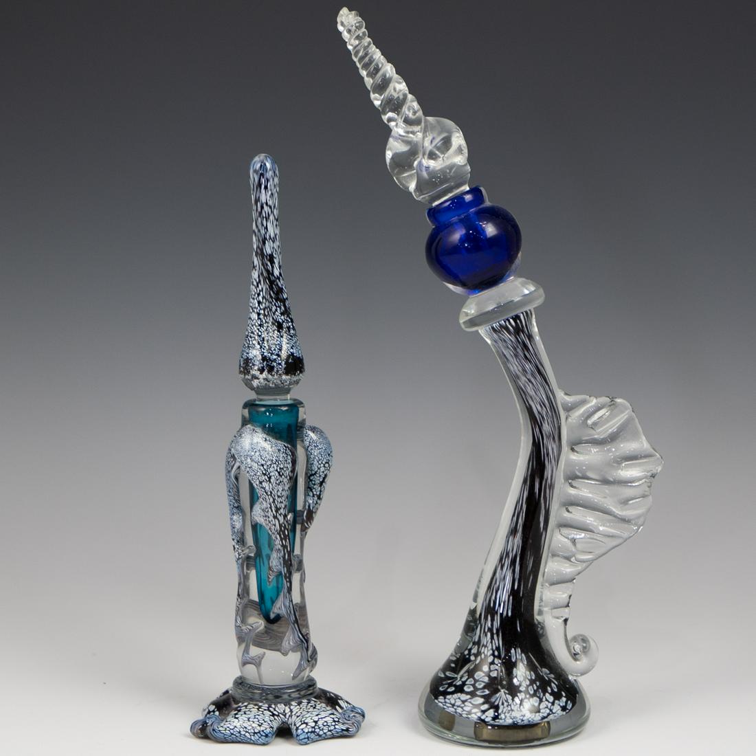 (2 Pc) Murano Glass Perfume Bottles (1 of 5)