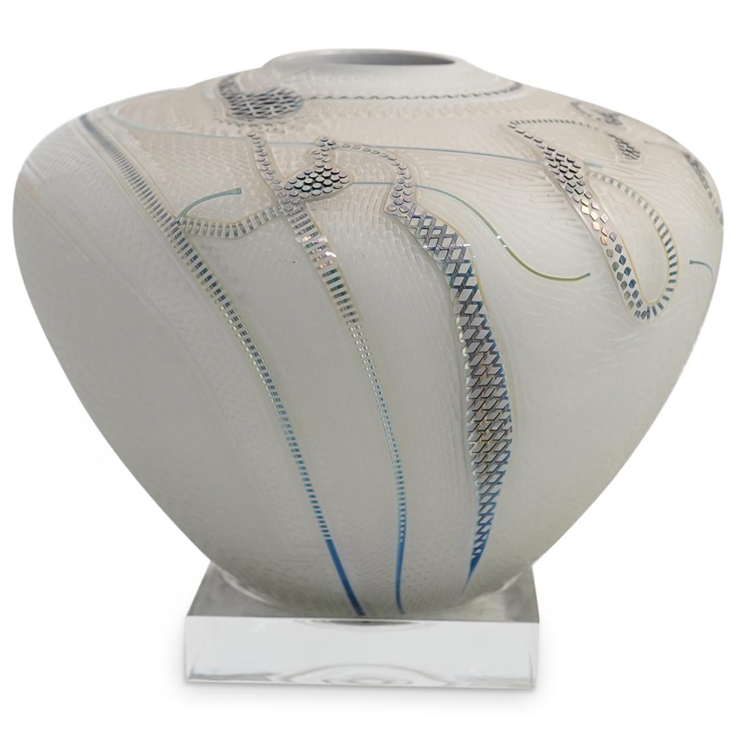 Dick Huss (American, b. 1946) Studio Glass Vessel (1 of 7)