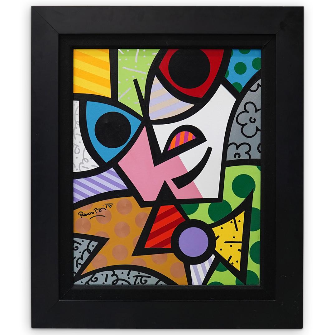 Romero Britto (Brazilian, b 1963) "Recipe" Oil On (1 of 6)