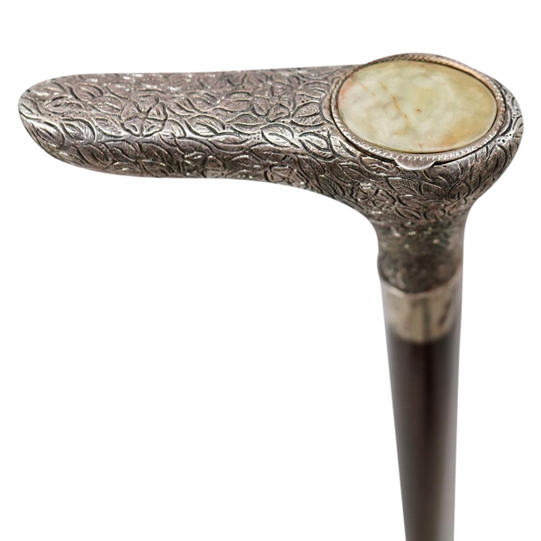 Silver Snuff Box Walking Stick (1 of 4)