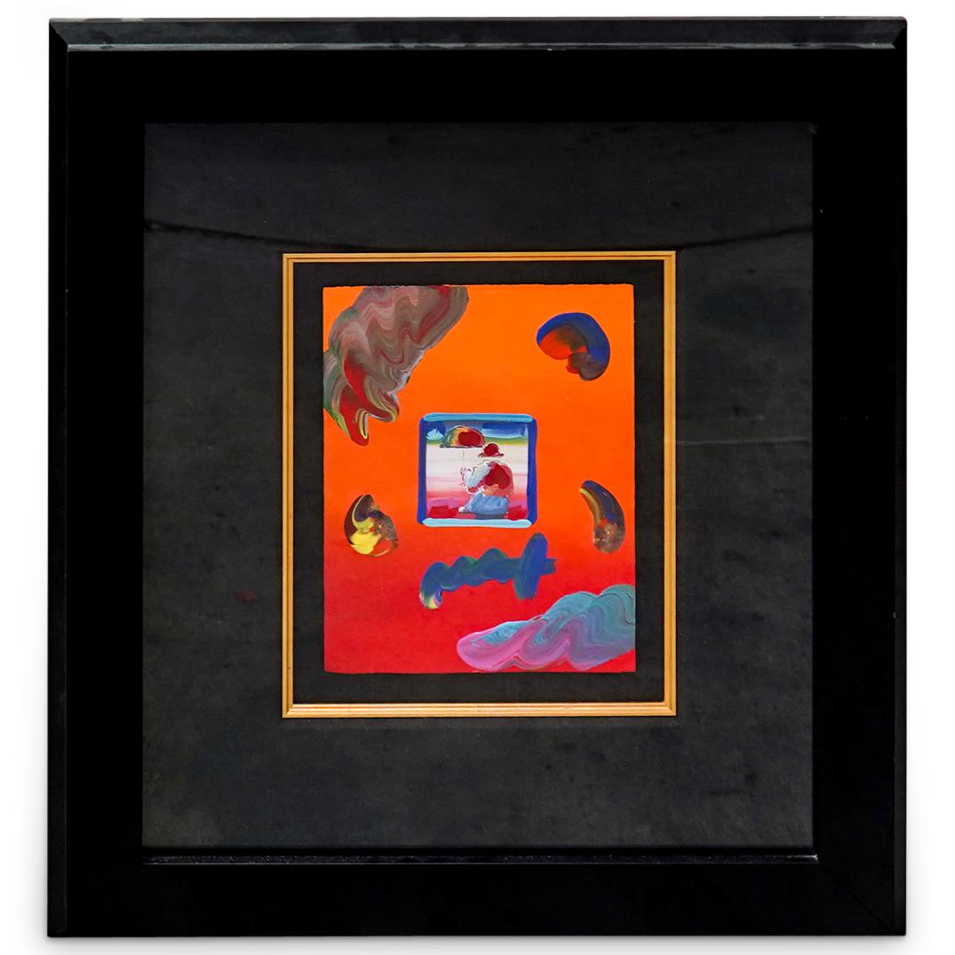 Peter Max (American b. 1937) " Umbrella Man" Mixed (1 of 4)