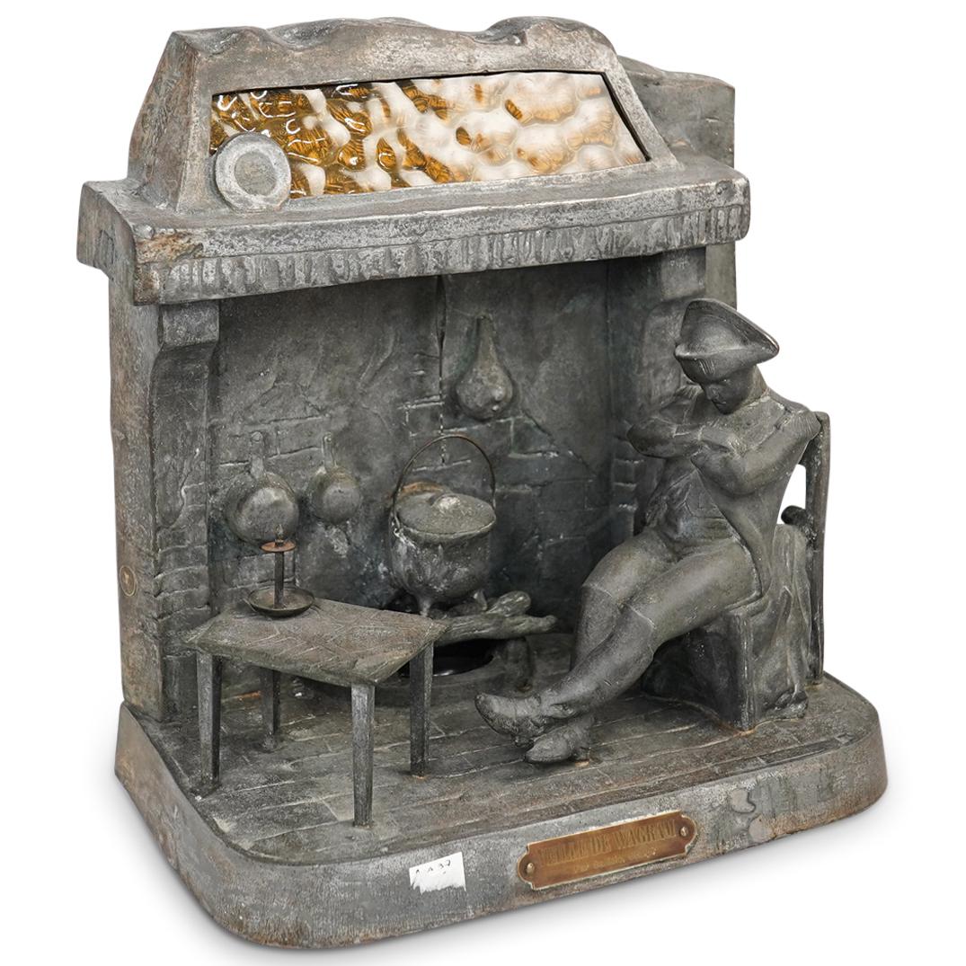 Antique Napoleonic Figural Lamp (1 of 8)