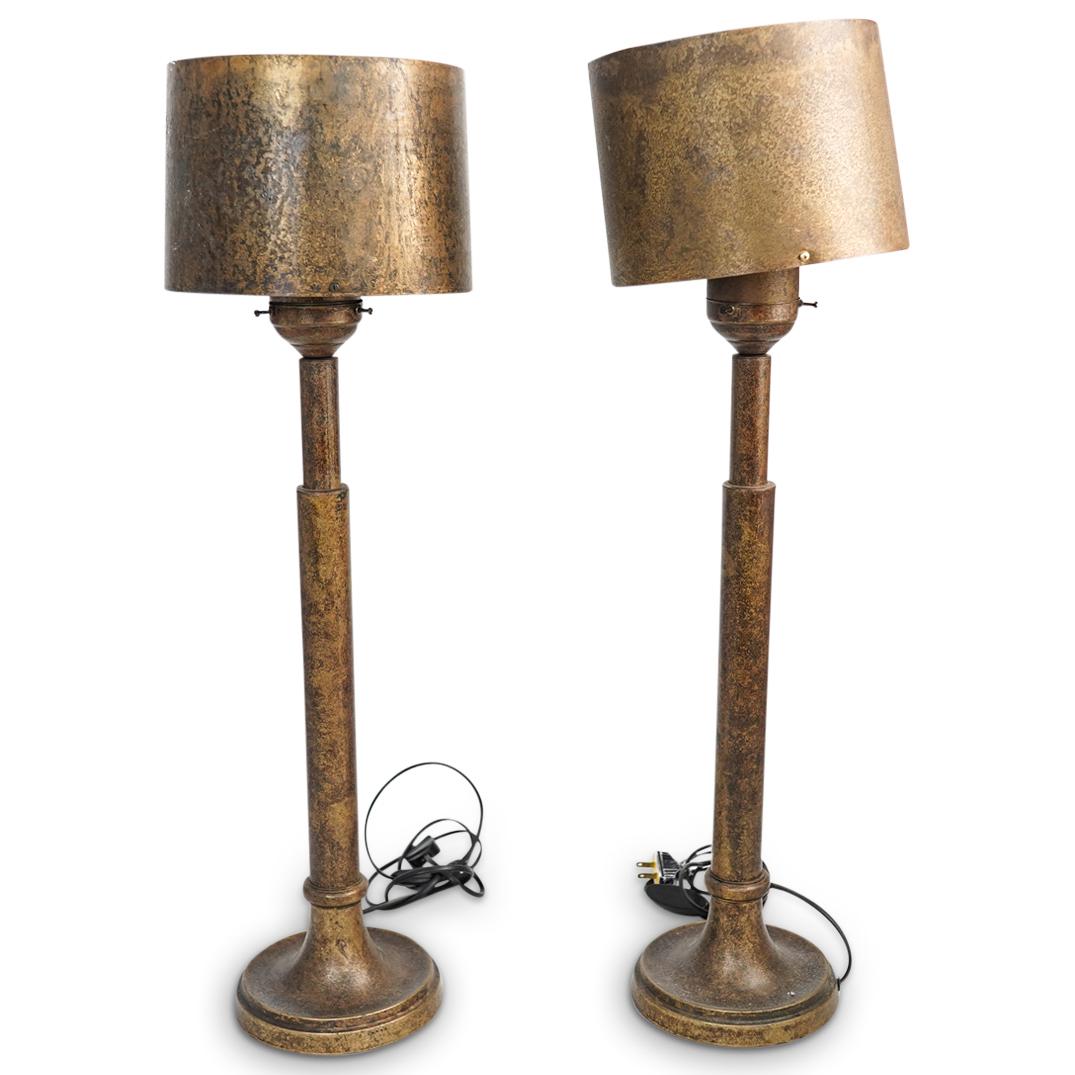 Pair of Vintage Brass Lamps (1 of 5)