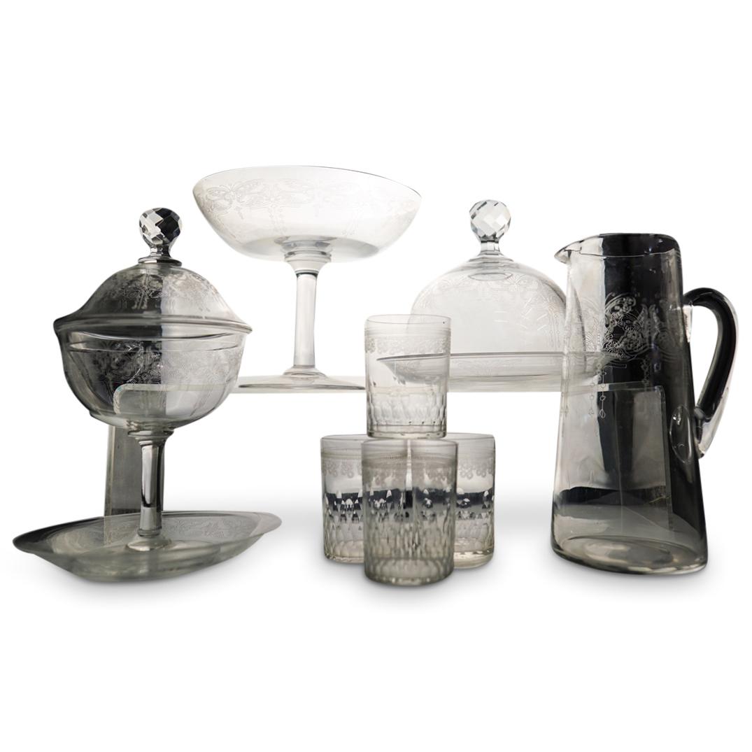 (8Pc) Depression Glass Set (1 of 7)