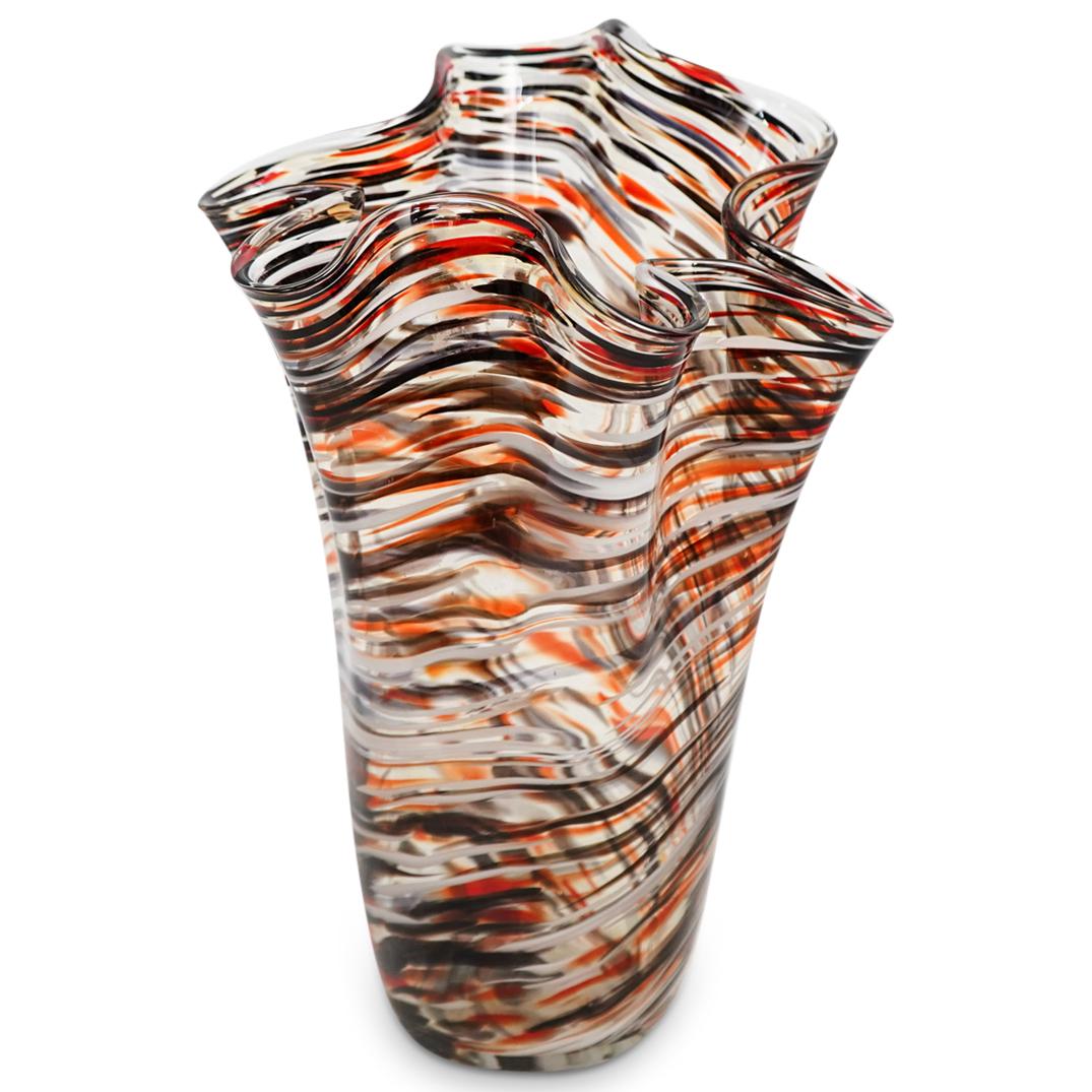 Murano Glass Fazzoletto Handkerchief Vase (1 of 6)