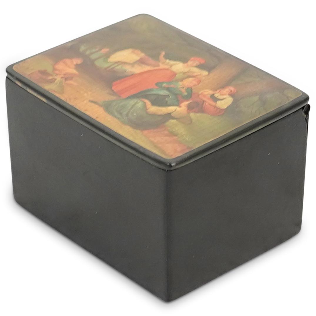 Antique Imperial Russian Lacquer Box (1 of 4)
