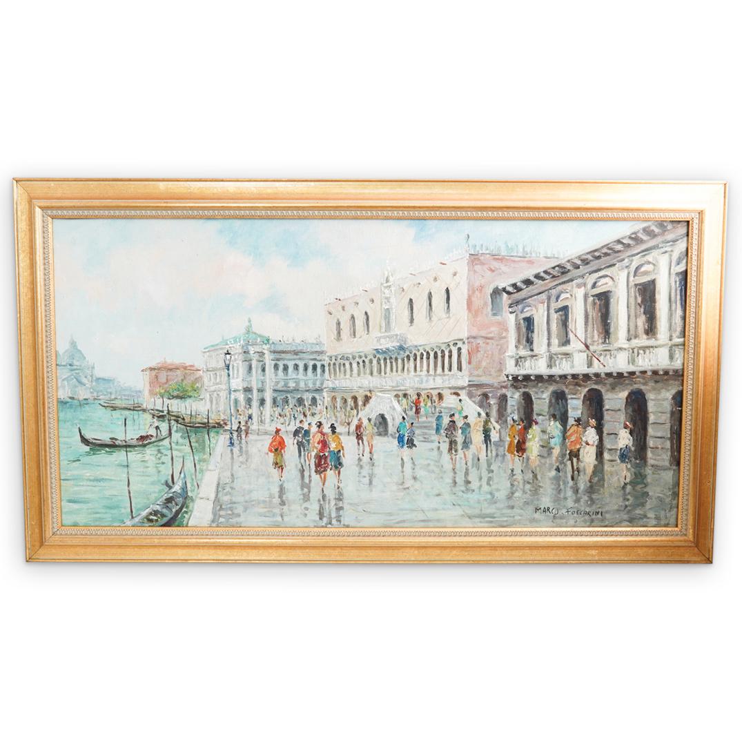 Marco Foscarini (Italian) Oil On Canvas Painting (1 of 8)