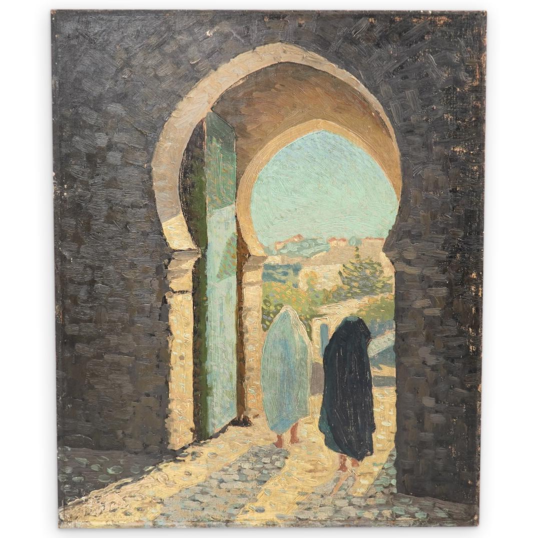 Orientalist Oil On Board Painting (1 of 7)