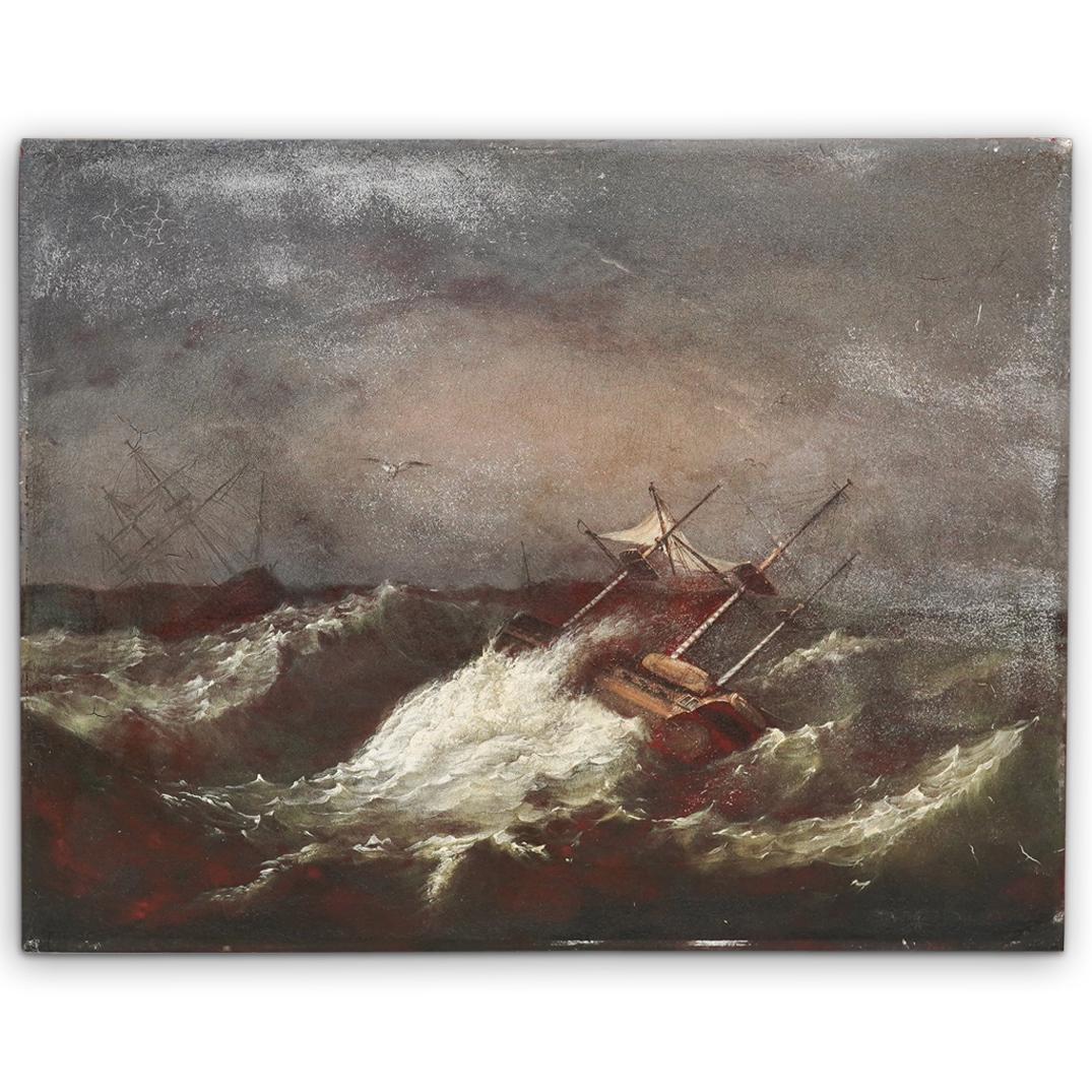 Johannes Hermanus Barend Attrib Oil Painting (1 of 6)