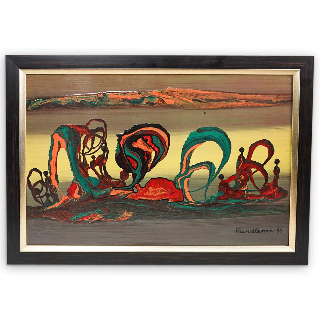 Franck Etienne (Haiti, 1936) Acrylic on Board (1 of 5)