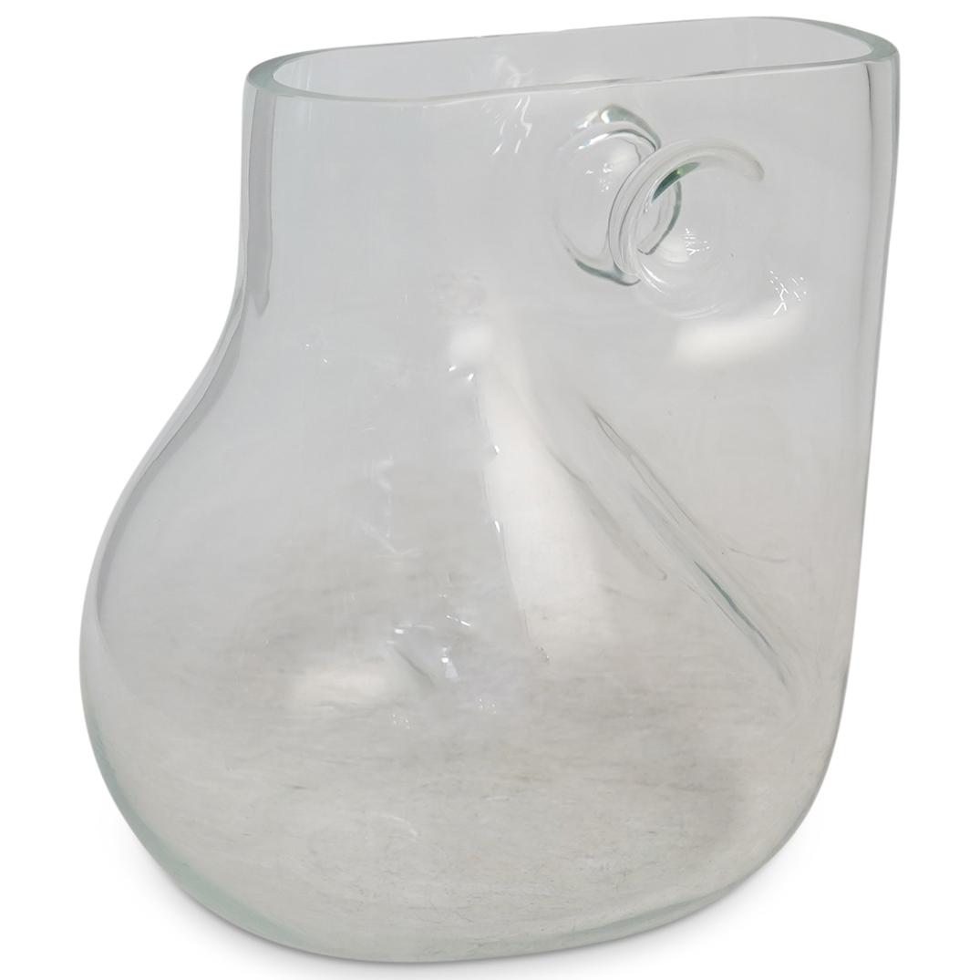 Alfredo Barbini Murano Glass Vase (1 of 3)