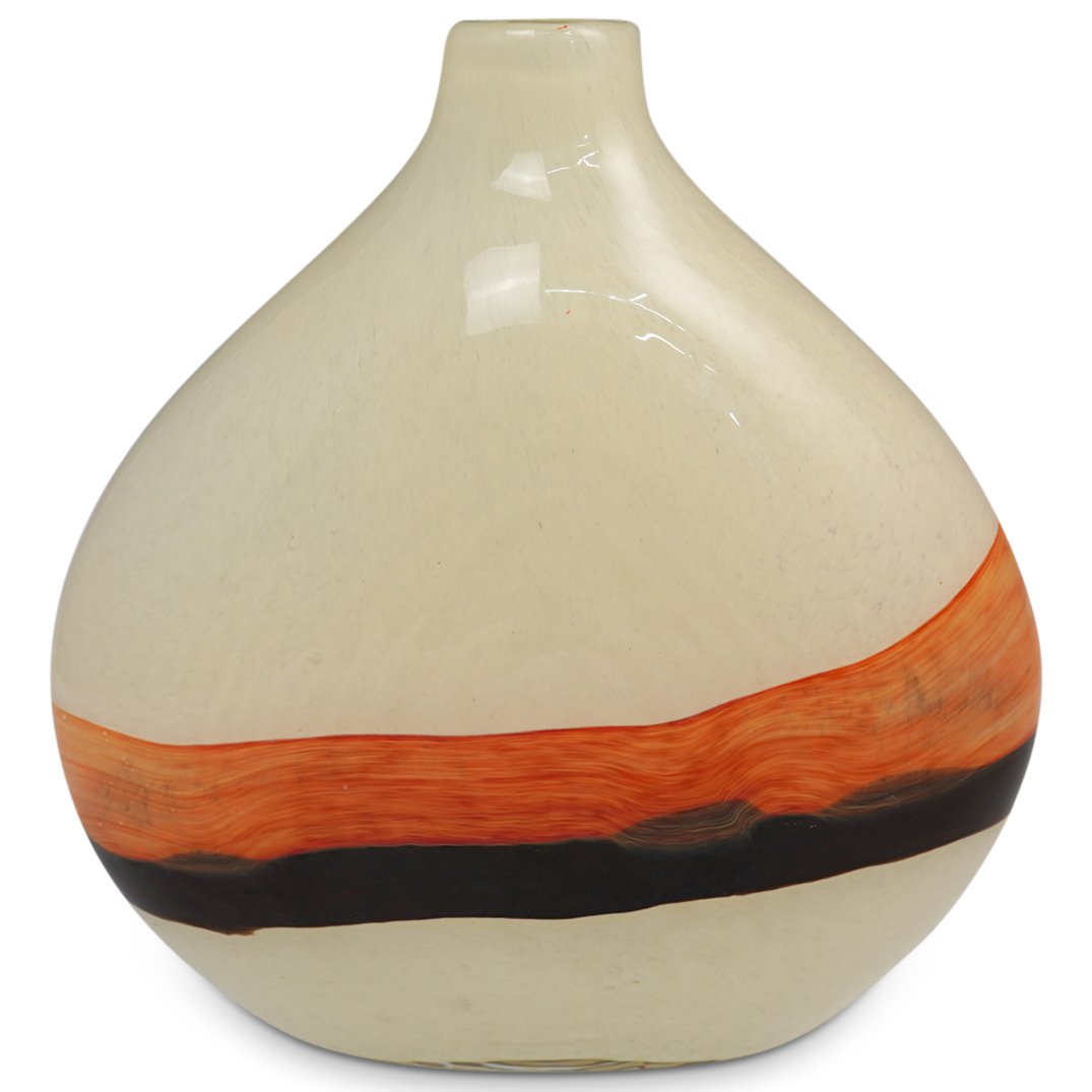 Mid Century Large Murano Glass Vase (1 of 4)