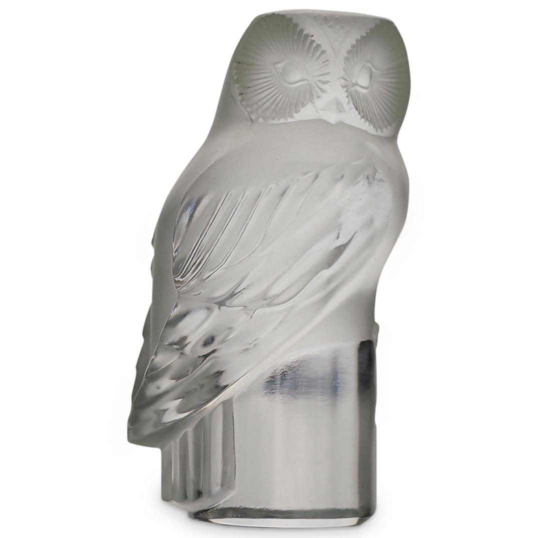 Lalique Crystal Owl Figurine (1 of 4)