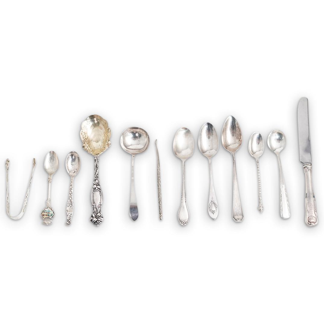 (12 pc) A Sterling Silver Flatware Grouping Set (1 of 15)