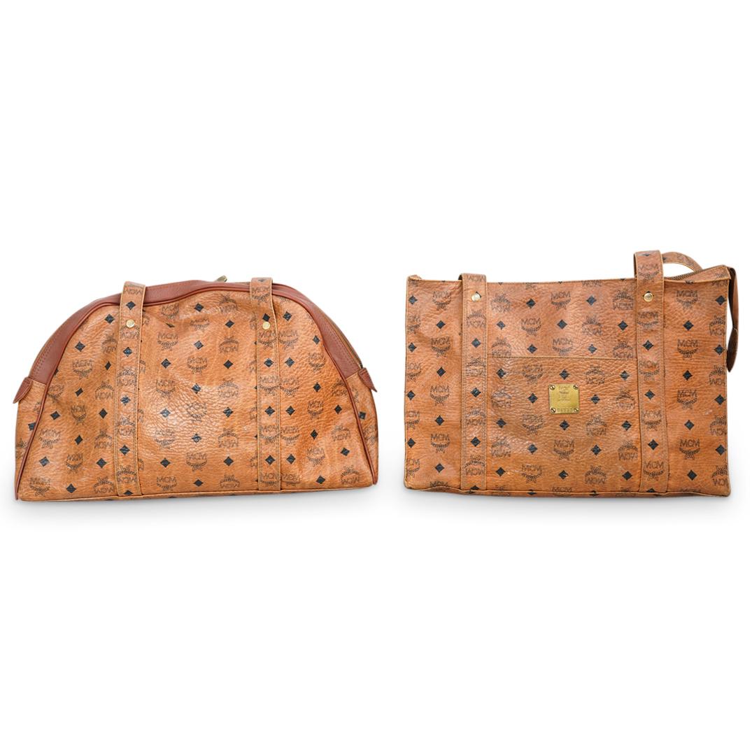 (2 Pcs) Vintage MCM Monogrammed Bags (1 of 13)
