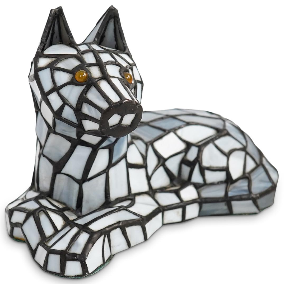 Meyda Tiffany Stained Glass Fox Lamp (1 of 6)