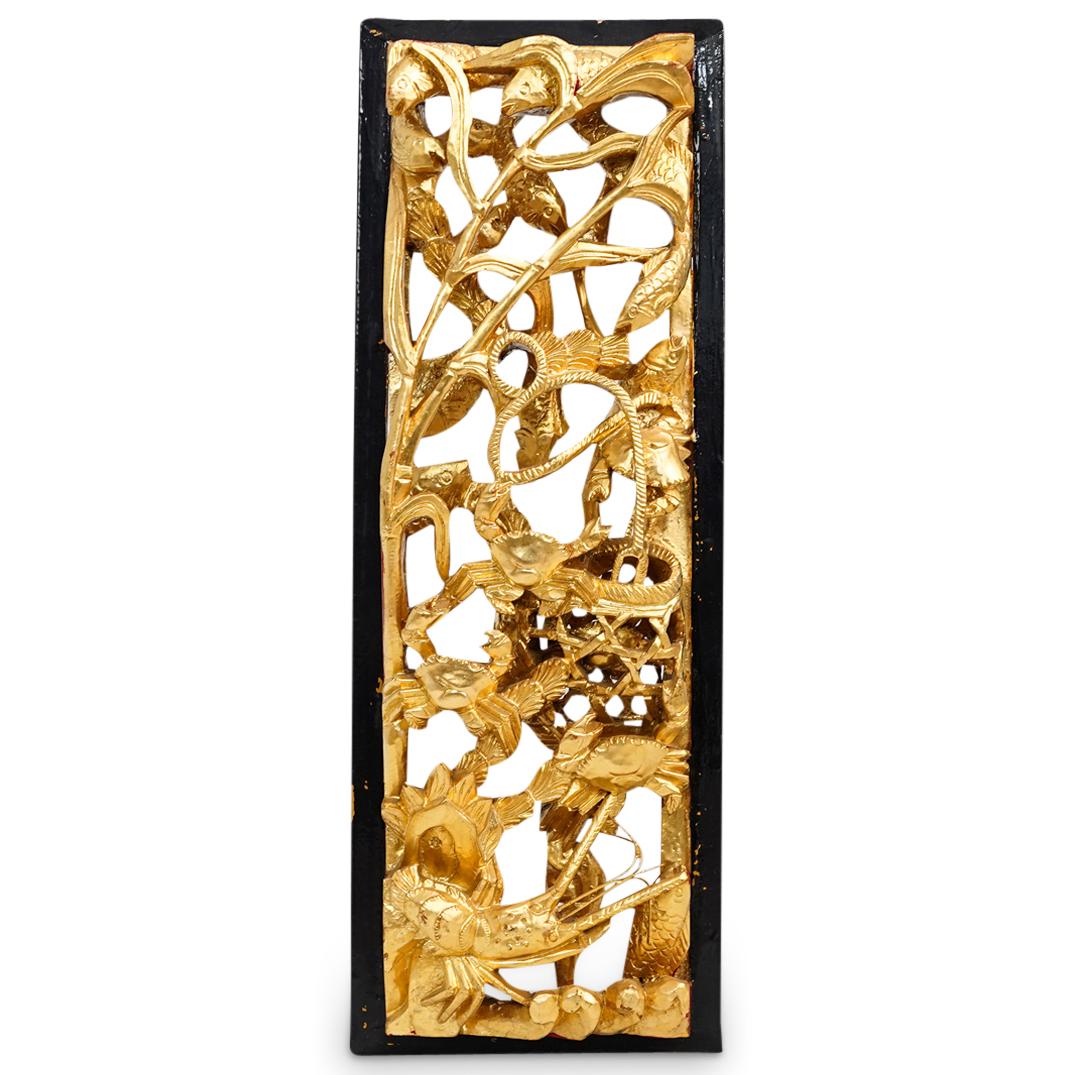 Chinese Gilt Wood Temple Carvings (1 of 6)