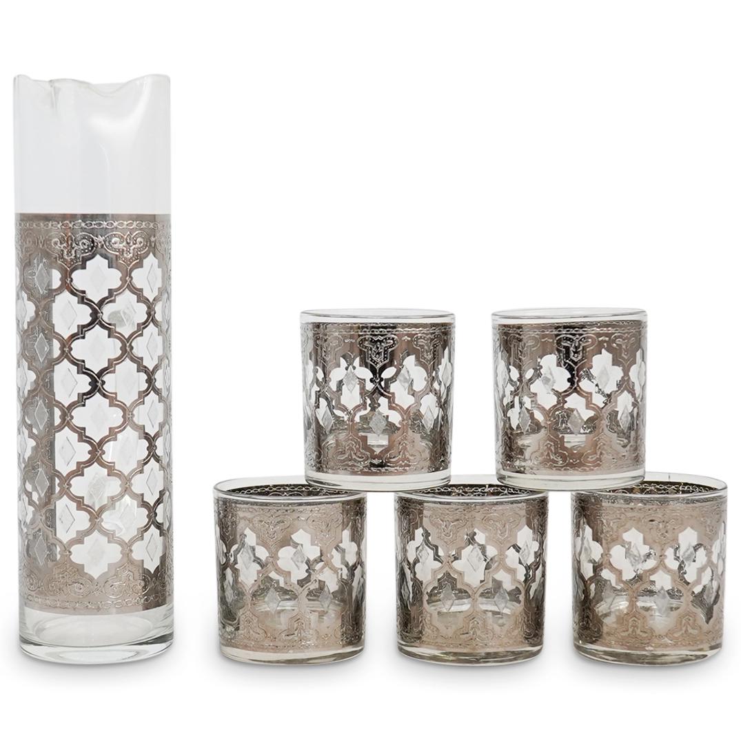 (5 Pcs) Mid Century Culver Glassware Cocktail Set (1 of 4)