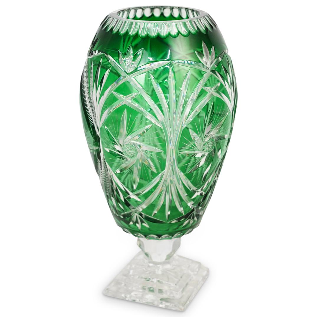 Bohemian Cut Crystal Vase (1 of 5)