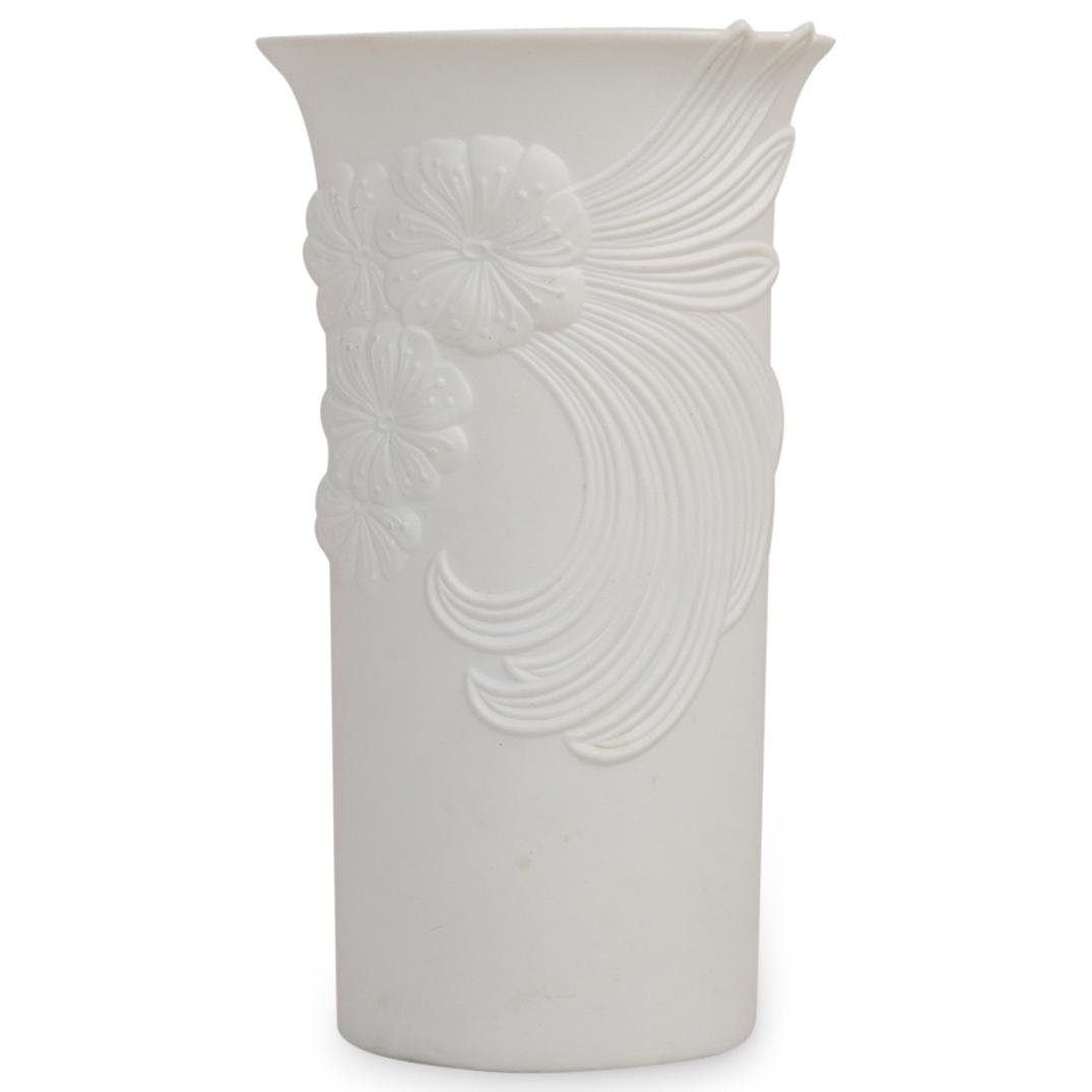 A. K. Kaiser Bisque Porcelain Floral Vase (1 of 5)
