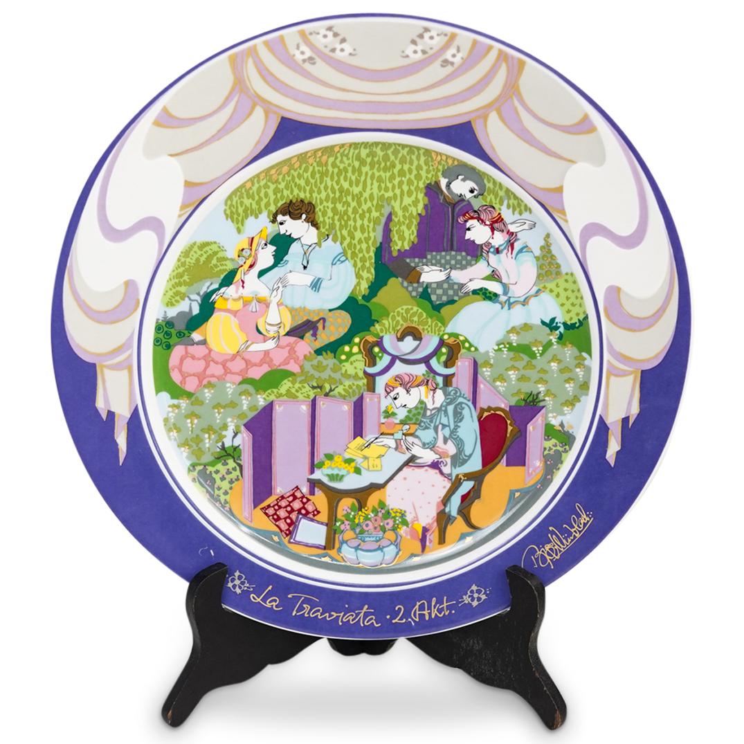 Rosenthal Porcelain Plate by Bjorn Wiinblad (1 of 6)