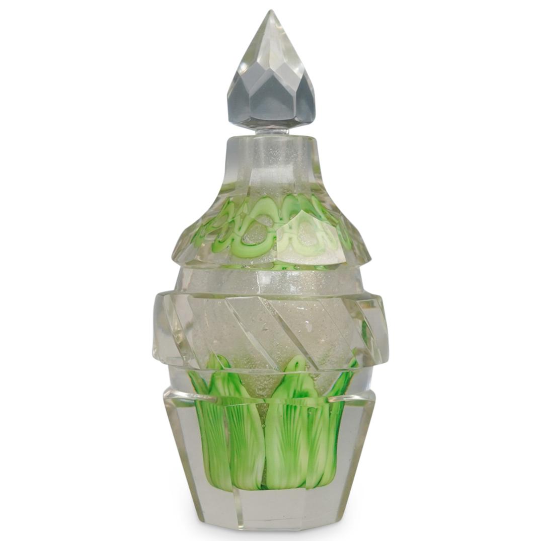 Steuben Cintra Paperweight Style Cologne Bottle (1 of 4)