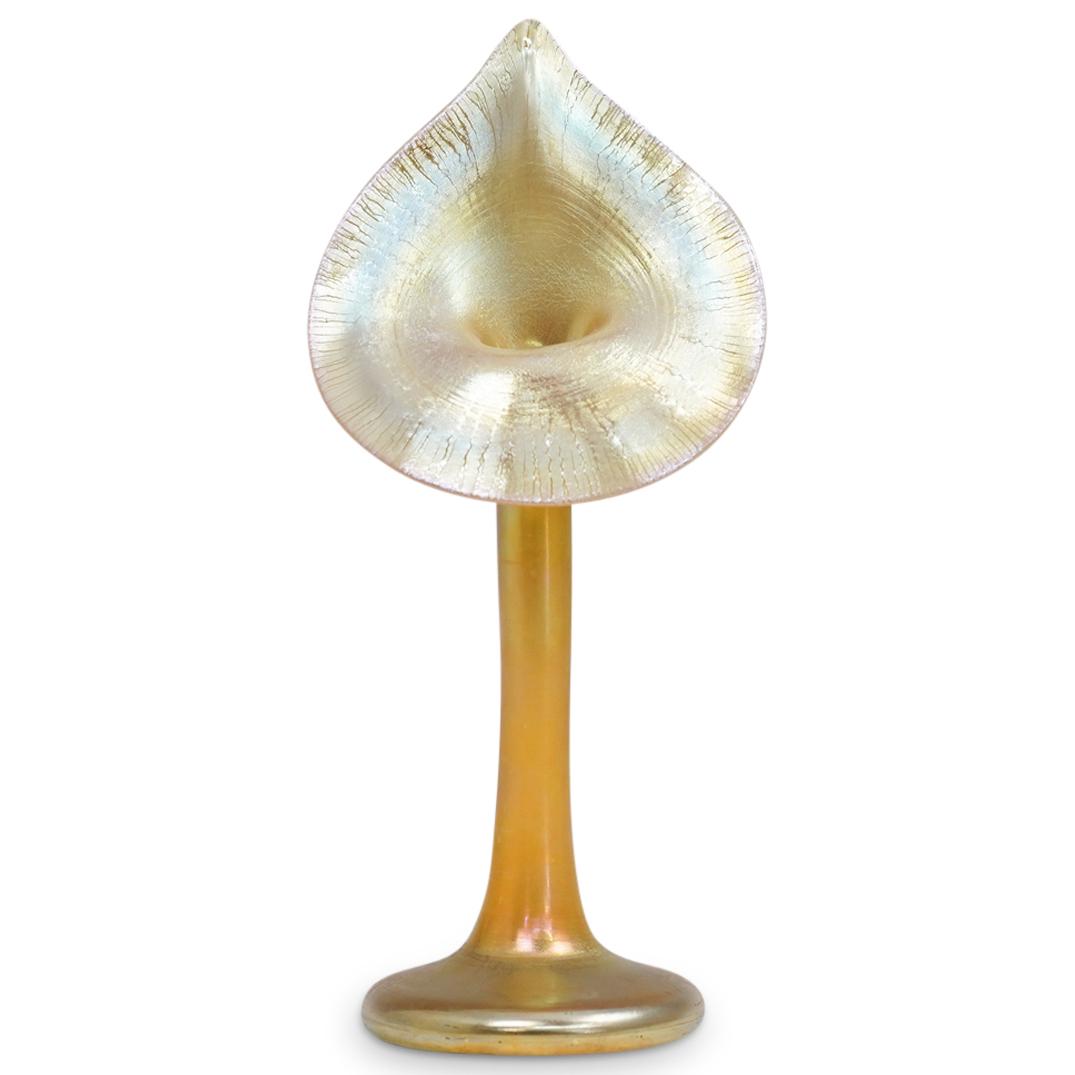 Steuben Gold Aurene Vase (1 of 6)