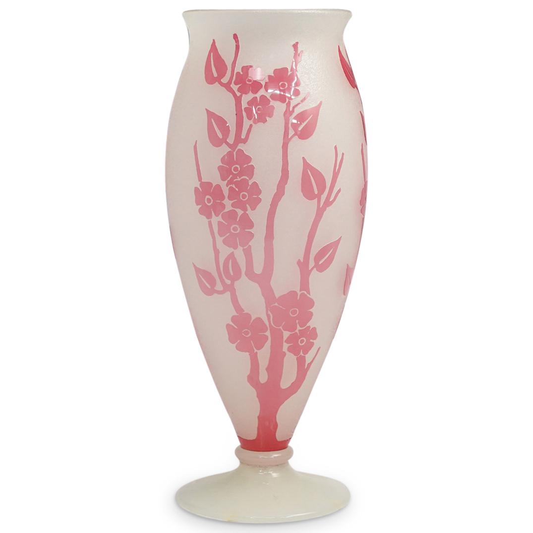 Steuben Rosaline Mayfair Pattern Vase (1 of 7)