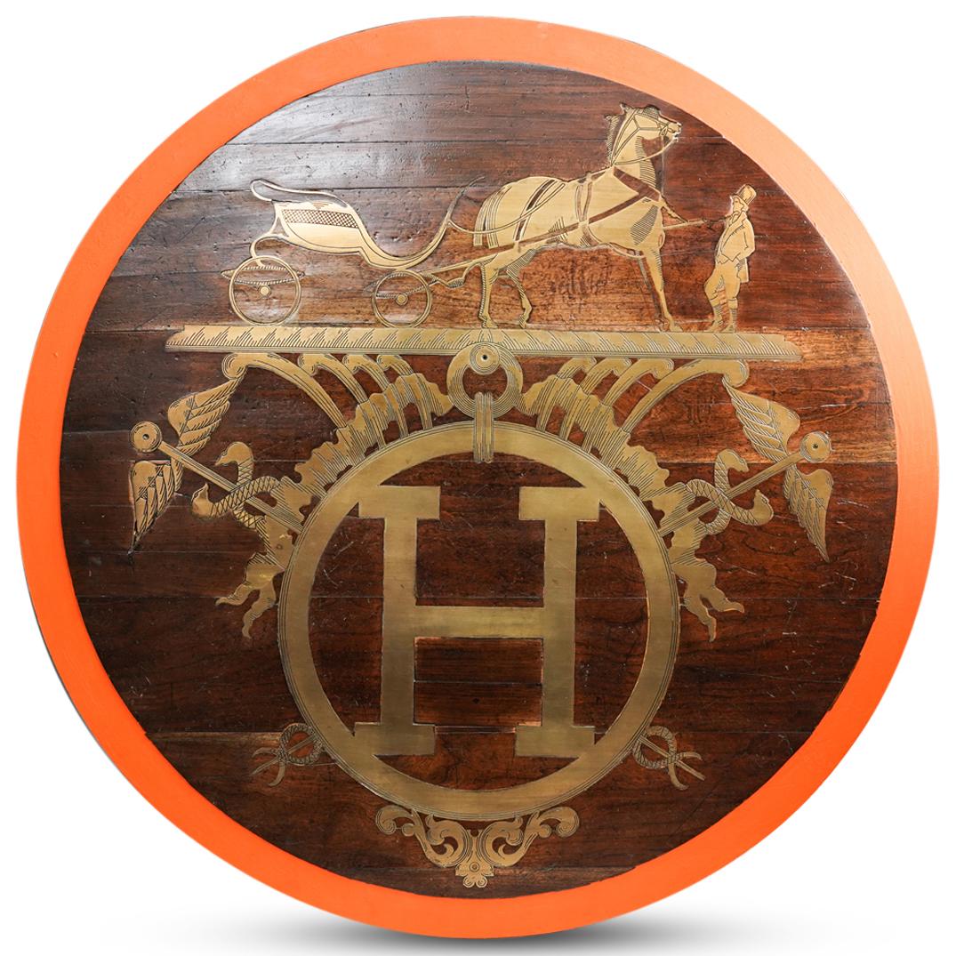 Architectural Salvage Hermes Store Sign (1 of 5)