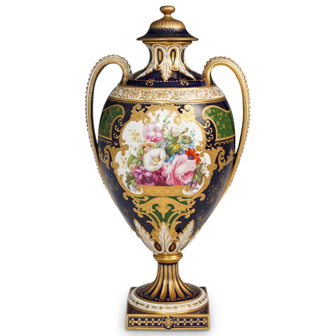 1904 Covered Royal Crown Derby Urn (1 of 7)