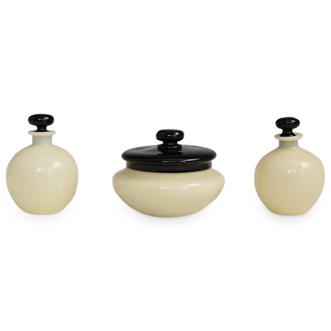 (3Pc) Puff Box with Ivory Cologne and  Perfume (1 of 6)