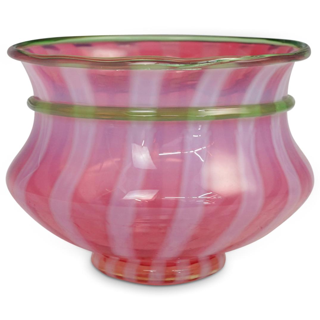 Steuben Oriental Poppy Pomona Vase (1 of 4)