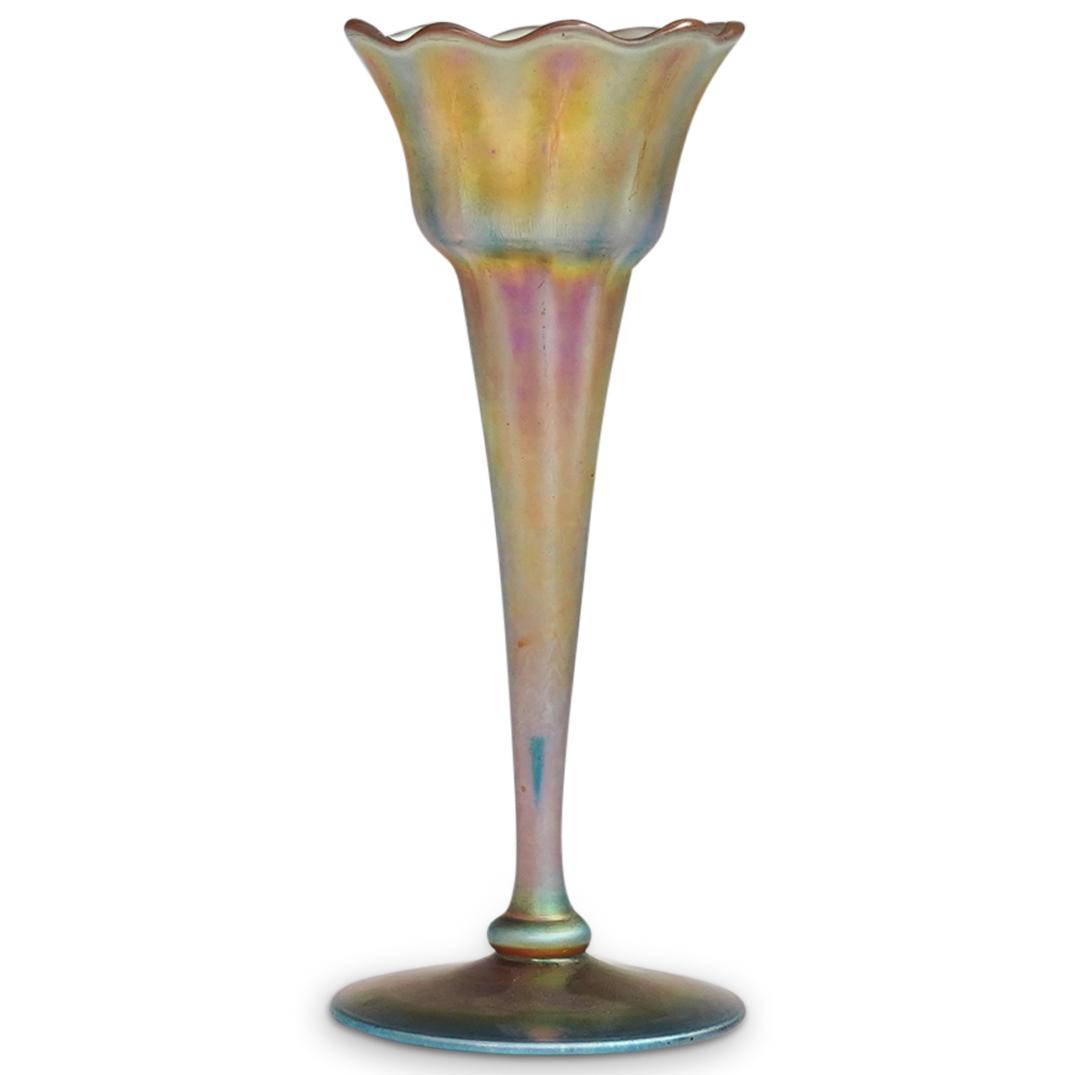 Steuben Gold Aurene Floriform Glass Vase (1 of 6)