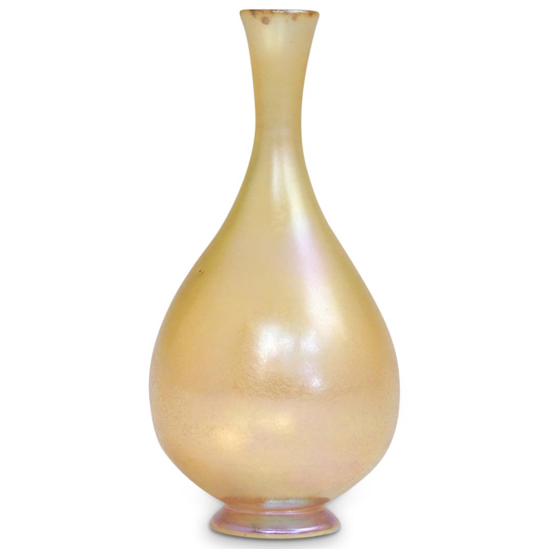 Important Steuben Transparent Gold Aurene Vase (1 of 4)