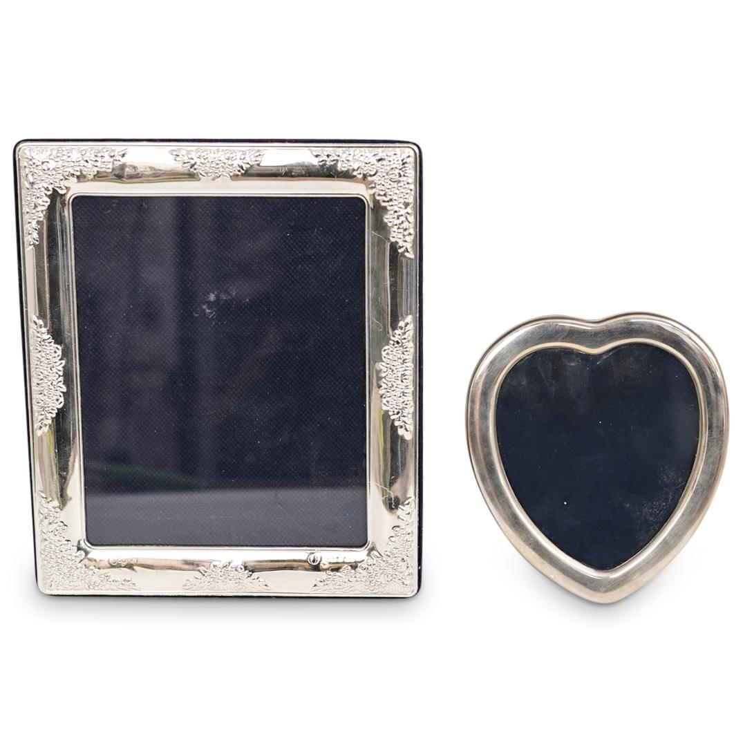 (2 Pc) Sterling Silver Photo Frames (1 of 8)